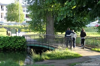 Pruszcz Gdański - mostek w Parku Centralnym