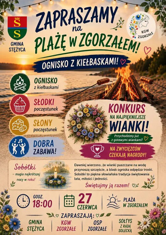 Sobótki w Zgorzałem 27 czerwca 2026 w gminie Stężyca