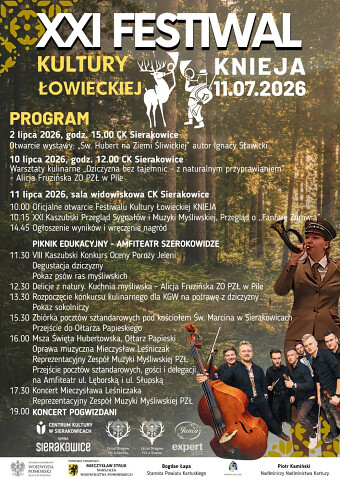 Fesiwal Kultury Łowieckiej Sierakowice 2026 PROGRAM