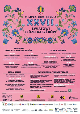 Światowy Zjazd Kaszubów 2026 program 11 lipca 2026