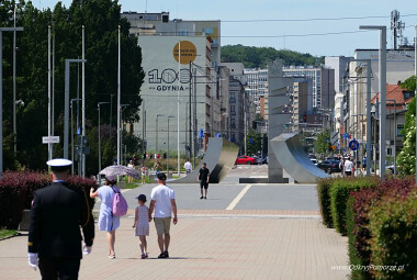 Gdynia - widok w kierunku Skweru Kościuszki