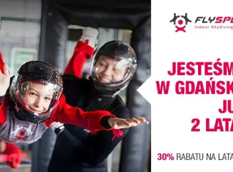 Tunel aerodynamiczny Flyspot – jedna z najbardziej emocjonujących atrakcji tego lata w Trójmieście