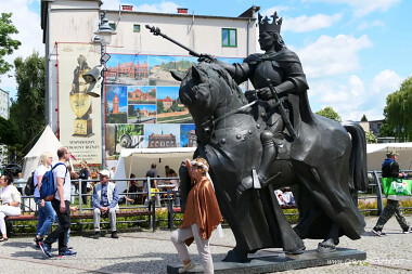 Pomnik króla Kazimierza Jagiellończyka w Malborku