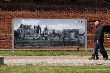 Zamek w Malborku w 1945 roku mógł być rozebrany ze względu na ogromne zniszczenia Fot Zamku - W Hodakowski