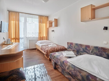 Zdrowotel Łeba - wygodny pokój ekonomiczny 2+1