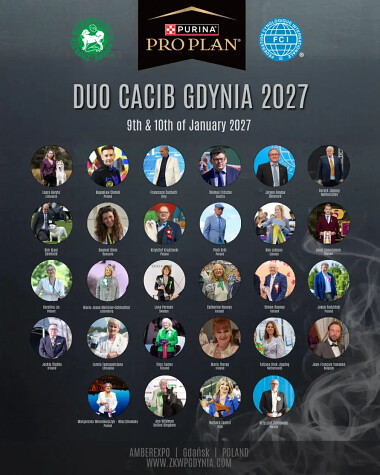 Duo CACIB Gdynia – Międzynarodowa Wystawa Psów Rasowych - 9-10.01.2027
