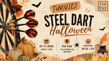 Halloween 2026 ze steel dartem - 7 października w Gdyni