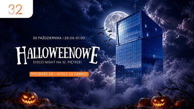 Halloweenowe Disco Night 2026 na 32 Piętrze Olivia Star w Gdańsku
