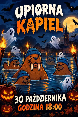 Upiorna Kąpiel - Halloween 2026 z Gdańskimi Morsami 30 października Gdańsk Jelitkowo – wejście na plażę nr 73
