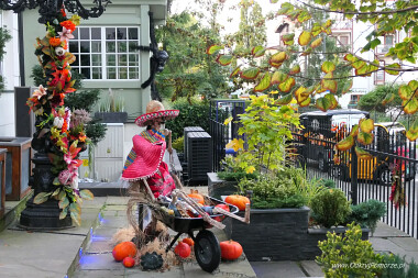 Dekoracje Halloween w Sopocie - halloweenowy instaspot w godzinach pracy obiektu