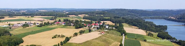 Pierszczewo - jezioro - pola - lasy - Kaszuby - pomorskie