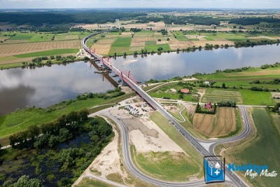 Most na Wiśle okolice Kwidzyna - fot. A. Łubiński dla UM Kwidzyn