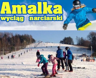 Wyciąg narciarski Amalka - okolice Sulęczyna