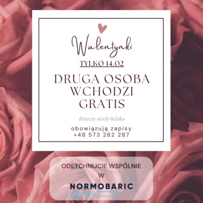 Walentynki w komorze normobarycznej Gdańsk - samo zdrowie