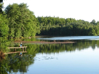Jezioro Pyszne - okolice Bytowa