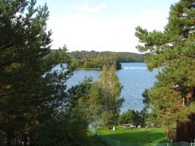 Jezioro Raduńskie Górne - widok ze Zgorzałych