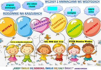 Animacje dla dzieci Kaszuby Wdzydze