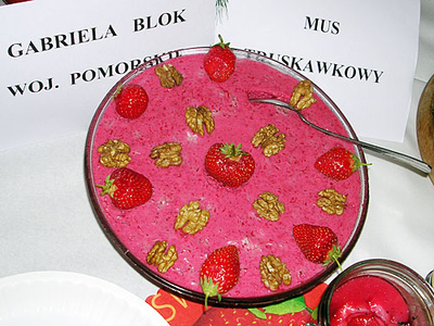 Gabriela Blok - Perła 2005 za produkt regionalny - Mus Truskawkowy