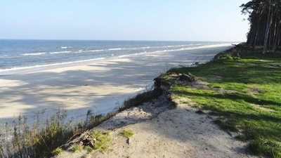 Plaża nad morzem Lubiatowo Kopalino