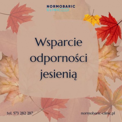 Zdrowa jesień - tlenoterapia Gdańsk