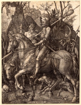 Albrecht Durer - Rycerz i diabeł