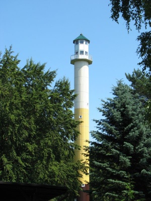 Wieża Widokowa Orzechowo - na terenie Ośrodka Leśnik - ma 48 m wysokości