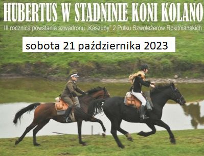 Hubertus Wiezyca 2023 Stadnina kolano Kaszuby pomorskie