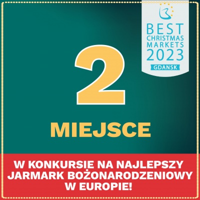 II najlepszy jarmark bożonarodzeniowy w Europie - Gdańsk