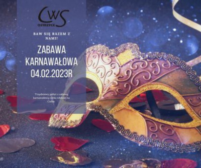 Zabawa karnawaowa 2023 KASZUBY Ostrzyce